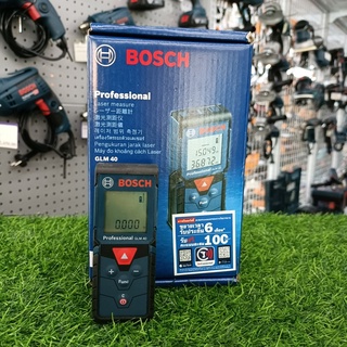 {ผ่อนบัตรเครดิต0%6เดือน X691.66บาท}Bosch เครื่องวัดระยะด้วยเลเซอร์ GLM 40