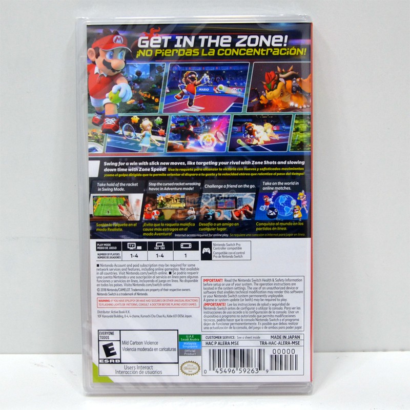 ภาพสินค้าNintendo Switch Mario Tennis Aces Zone US Asia/ English จากร้าน tinzshop บน Shopee ภาพที่ 2