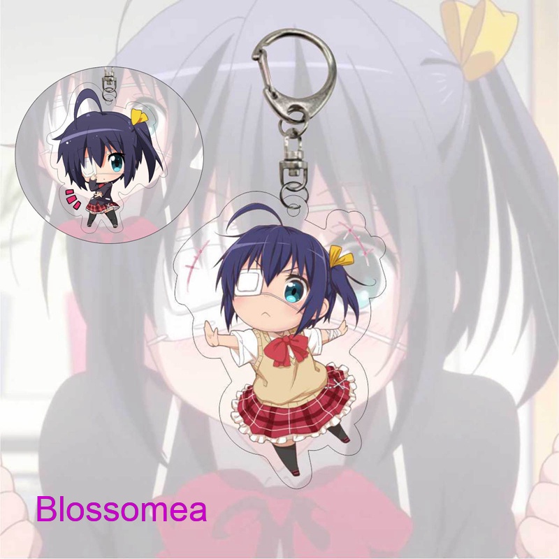 blossomea-พวงกุญแจอะคริลิคใส-จี้การ์ตูนอนิเมะ-love-chunibyo-other-delusions-takanashi-rikka