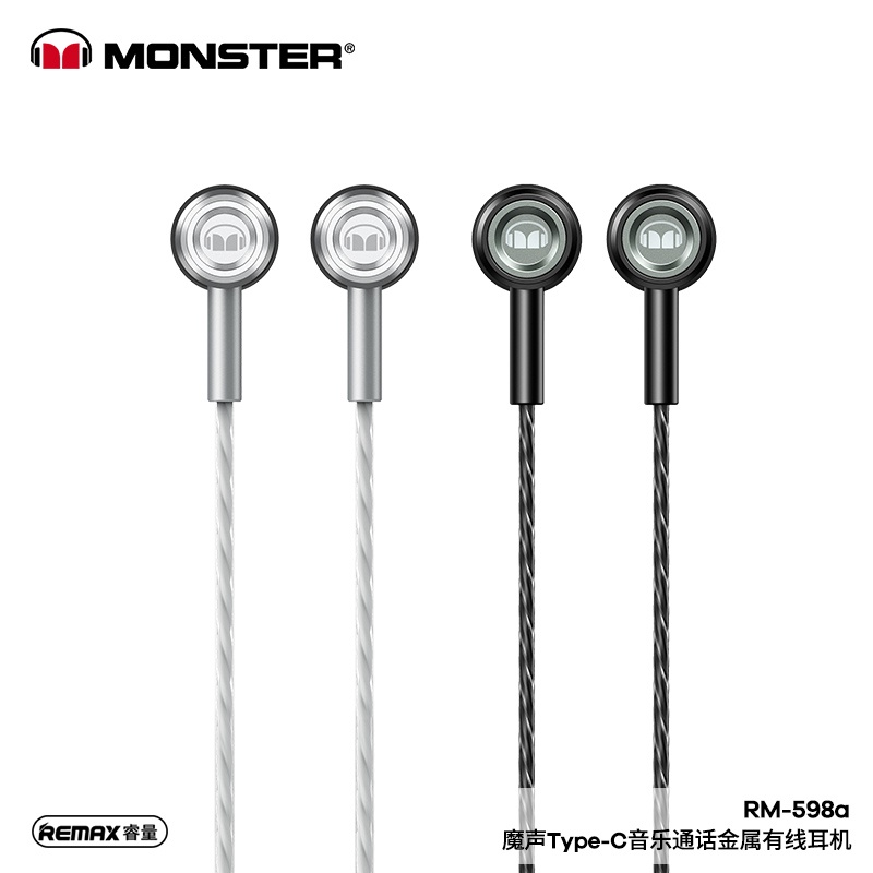 Remax RM-598 Huawei, Xiaomi Type-c HD ชุดหูฟังโทร | Shopee Thailand