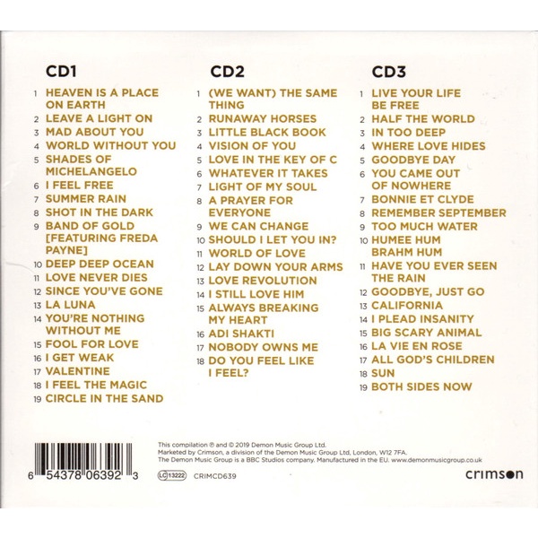 cd-audio-เพลงสากล-belinda-carlisle-gold-2019-3cd-บันทึกจากแผ่นแท้-คุณภาพเสียง-100