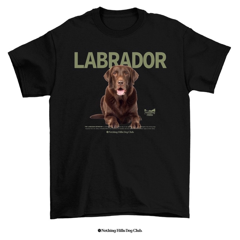 เสื้อยืดลาย-labrador-ลาบราดอร์-classic-cotton-unisex-by-nothing-hills-ใหม่