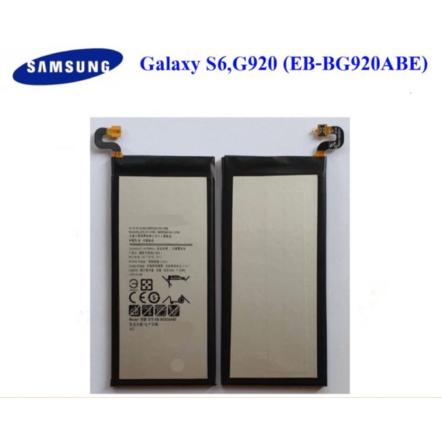 แบตเตอรี่ Samsung Galaxy S6 G920F (EB-BG920ABE) | Shopee Thailand