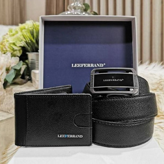 ซื้อ1ได้ถึง2! LEE FERRAND LEATHER BELT & POCKET CARD BAG VALUE PACK