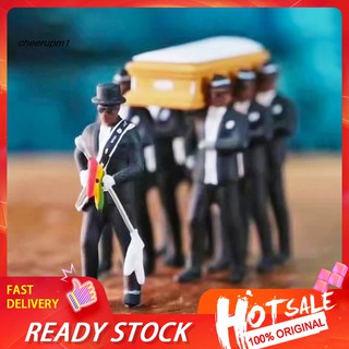 ฟิกเกอร์ che 1/18 ghana funeral coffin dancing palbearer team ของเล่นสําหรับเด็ก