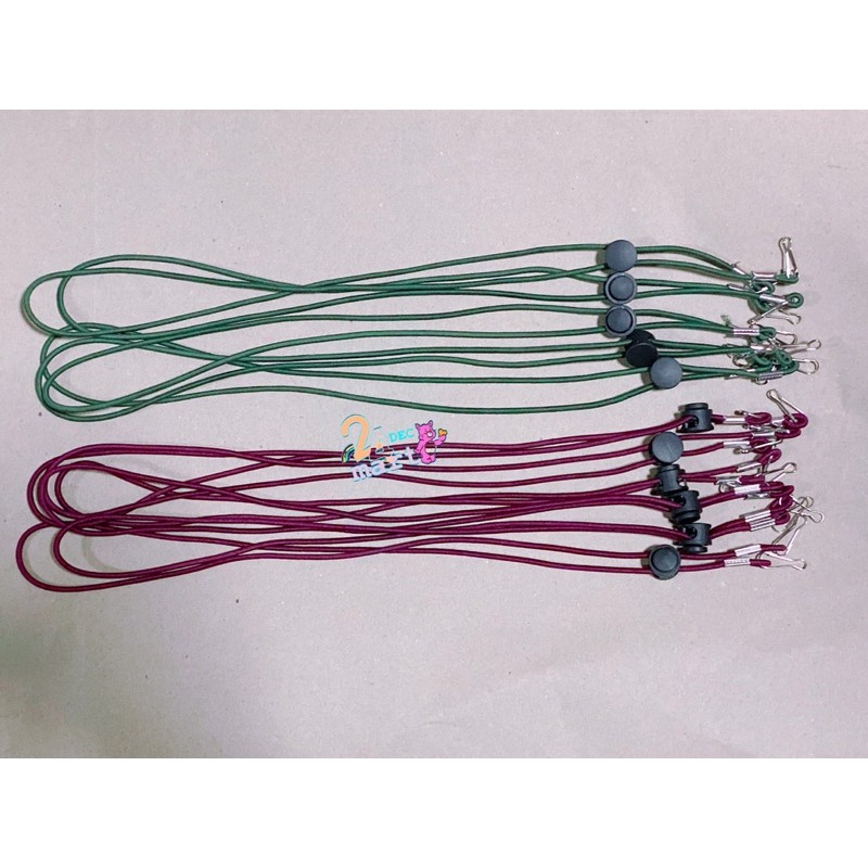 พร้อมส่ง-สายคล้องแมส-สายคล้องหน้ากาก-สายห้อยแมส-สายคล้องคอ-สายปรับแมส-สี-neon