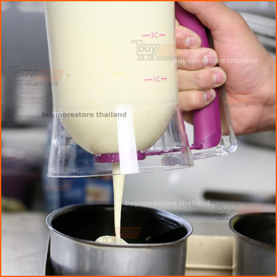 ถ้วยแบ่งแป้ง-โหลแบ่งแป้ง-โหลหยอดแป้ง-ใส้-แบบกด-พลาสติกแข็งแรง-ใช้งานง่าย