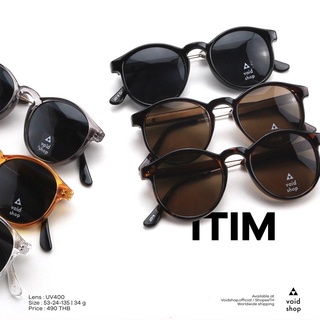 ภาพหน้าปกสินค้า[ใส่ขับรถได้ไม่ปวดตา🔆] แว่นกันแดดทรงกลมรุ่น ITIM จากร้านวอยด์ ที่เกี่ยวข้อง