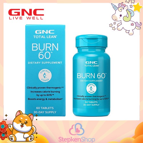 GNC Burn 60 (60 Tablets) Shopee Thailand