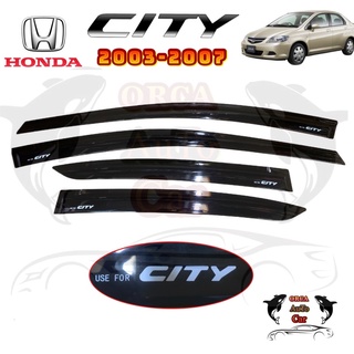 ภาพหน้าปกสินค้าคิ้วกันสาด/กันสาด HONDA City 2003-2007 ที่เกี่ยวข้อง