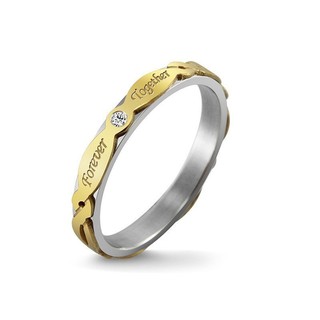 555jewelry แหวน รุ่น MNR-250G-B (Yellow Gold)