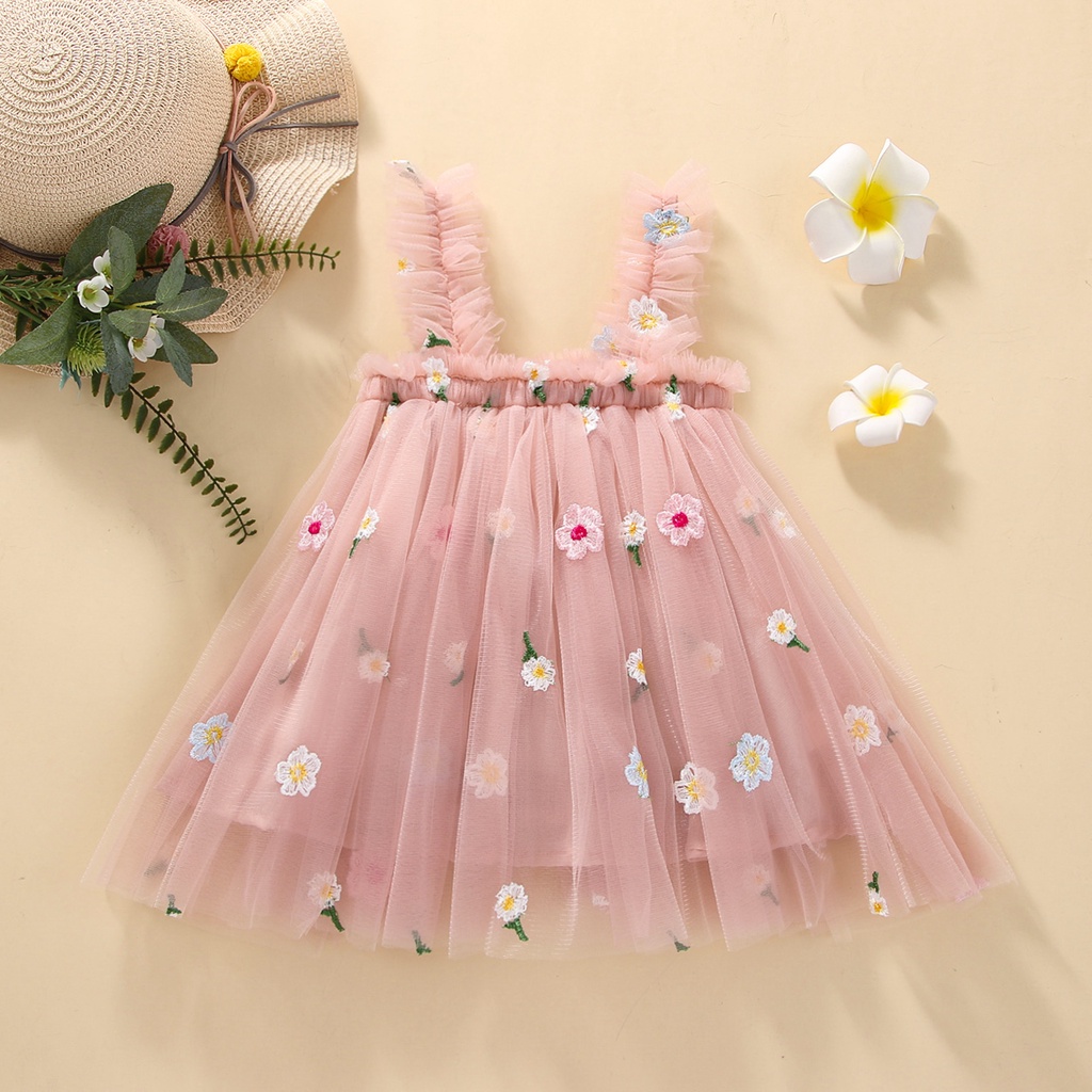 tutu-ชุดเดรสสายเดี่ยว-ลายดอกไม้-แฟชั่นฤดูร้อน-สําหรับเด็กผู้หญิง-วันเกิดปีที่-1