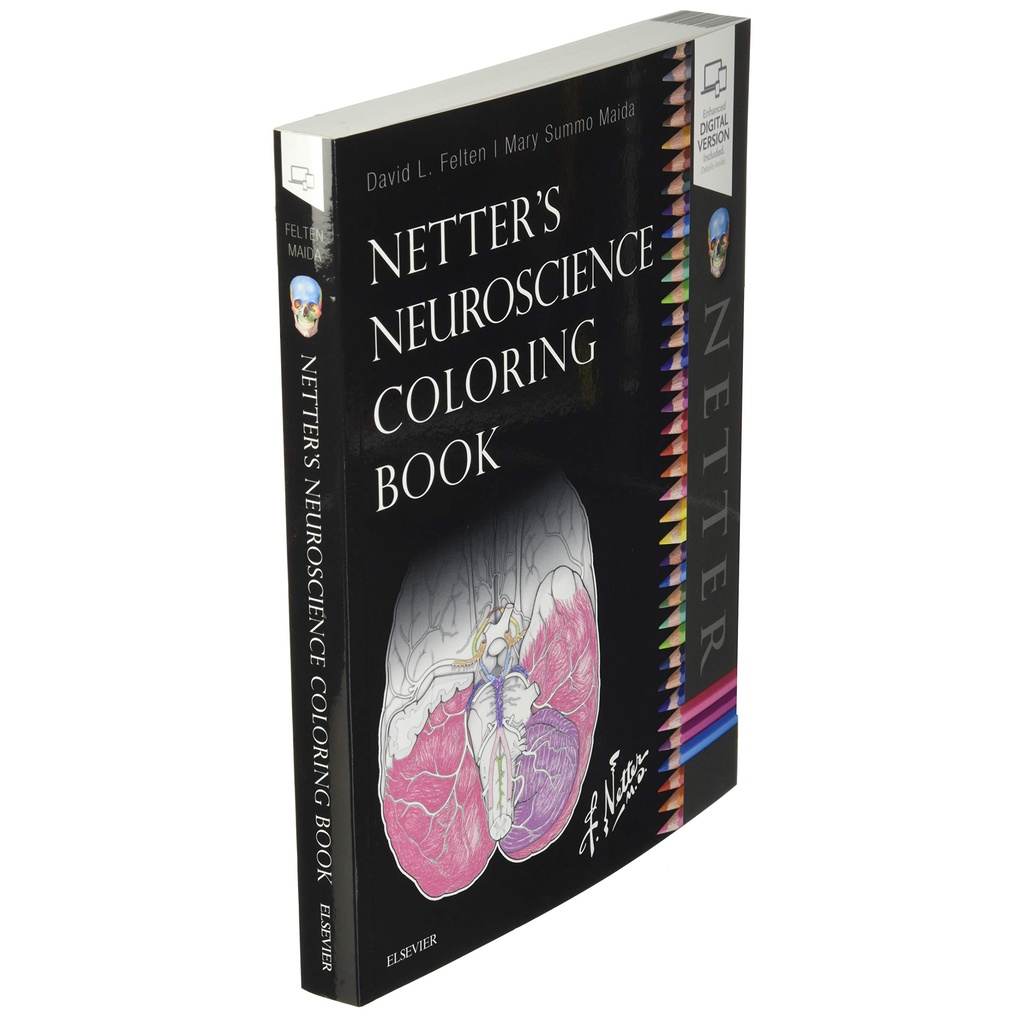[Querida] สมุดระบายสี Netter's Neuroscience Coloring Book (1st CLR CSM ...