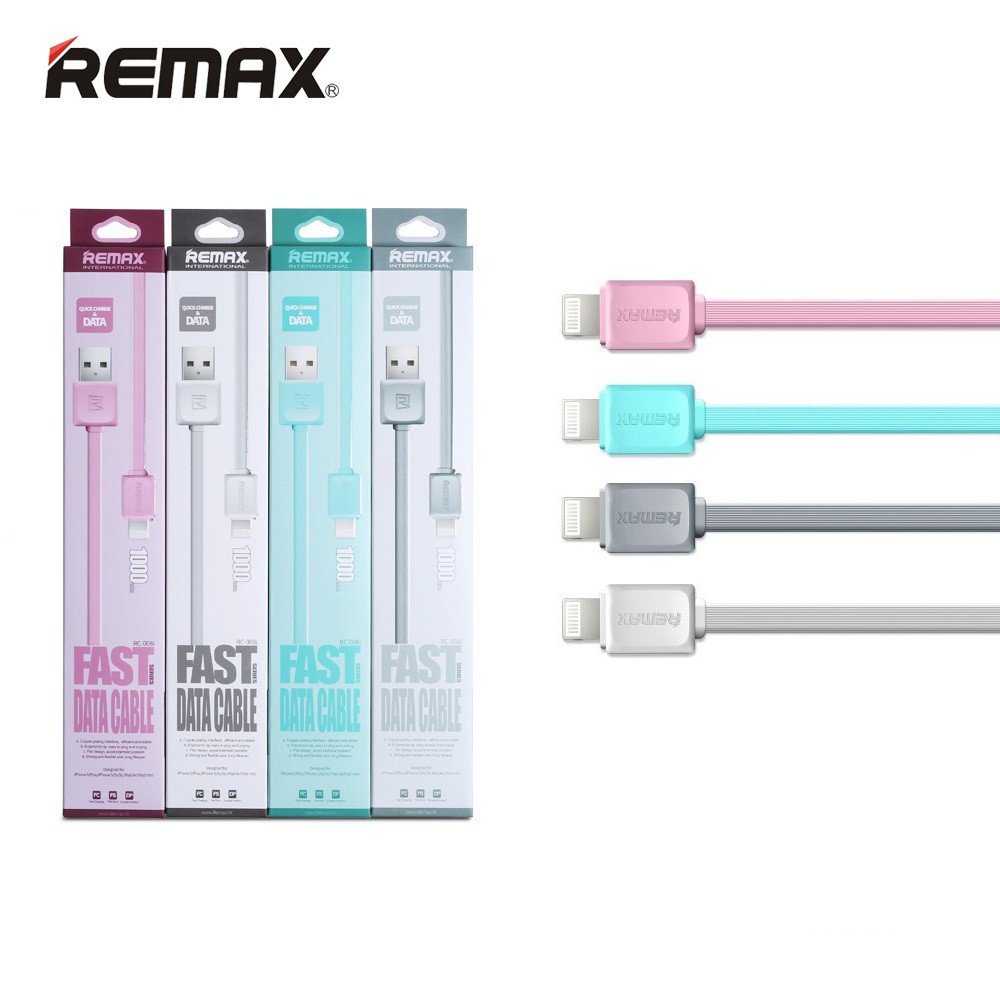 สายชาร์จ Micro USB REMAX FAST Data Cable RC-008m แท้ 100% | Shopee Thailand