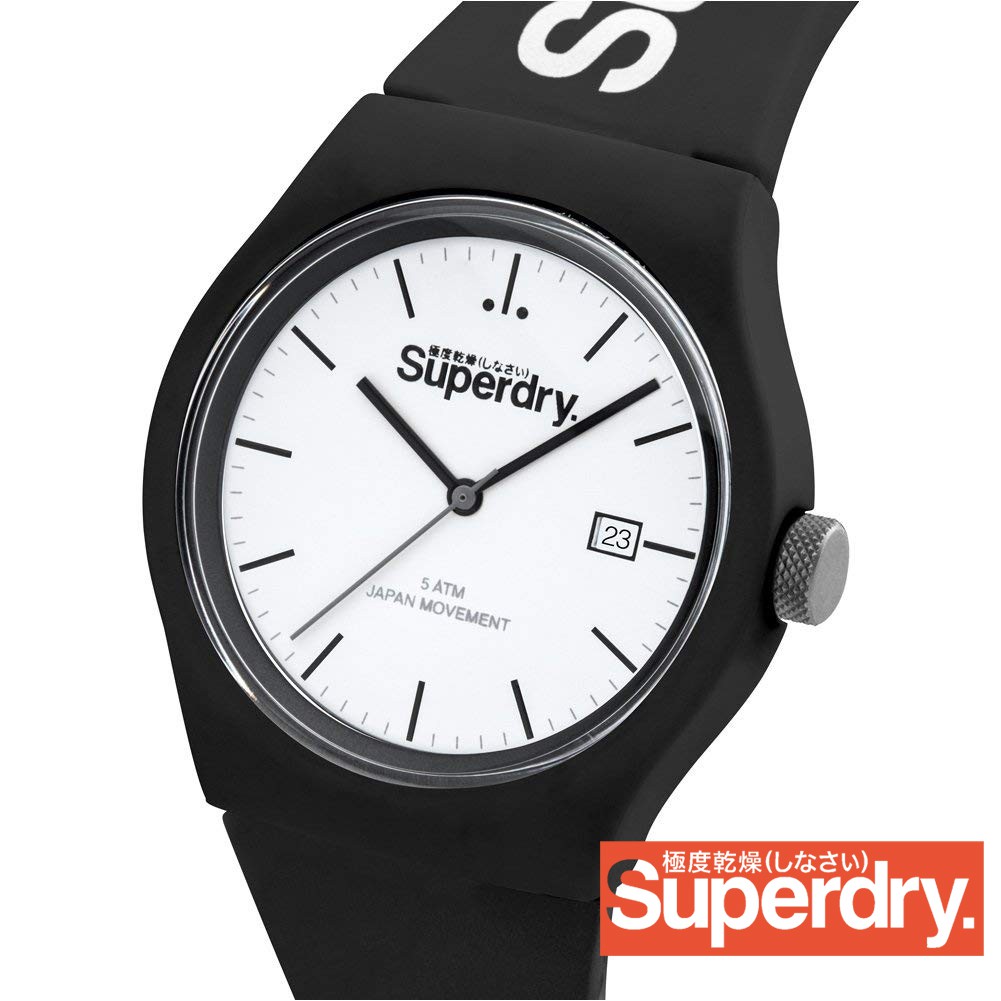 superdry-syg168wb-นาฬิกาผู้ชายและผู้หญิง-สายซิลลิโคน-ของแท้-ประกันศูนย์-2-ปี