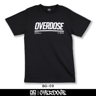 ลายน่ารัก Overdose T-shirt เสื้อยืดคอกลม สีดำ รหัส BG-09(โอเวอโดส)