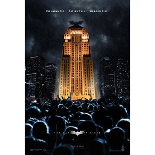 โปสเตอร์ หนัง แบทแมน อัศวินรัตติกาลผงาด BATMAN The Dark Knight Rises 2012 POSTER 24”x35” Inch Superhero DC V2