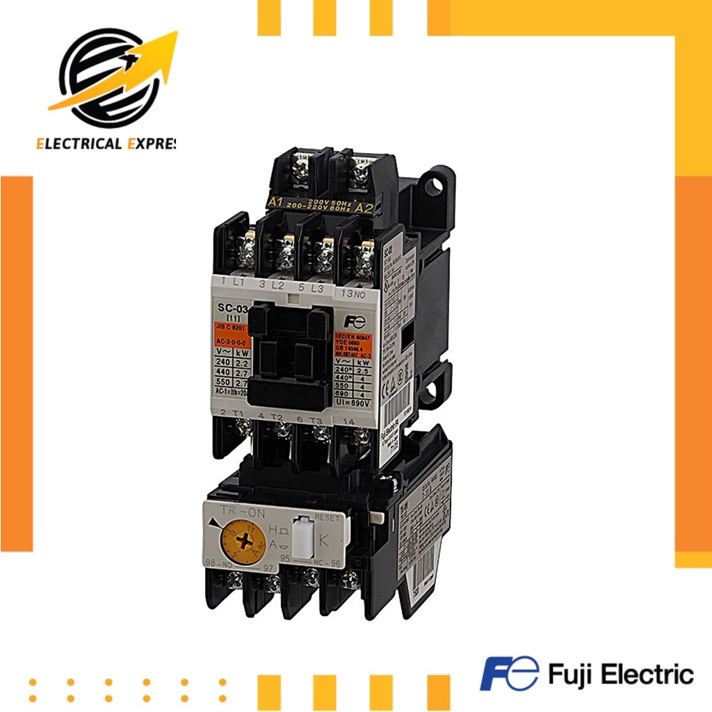 fuji-electric-แมกเนติกสตาร์ทเตอร์-รุ่น-sw-03-3h-coil-200-220vac-fuji-magnetic-motor-starters
