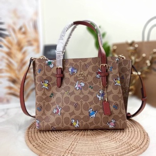 COACH (C4250) MOLLIE TOTE 25 IN SIGNATURE CANVAS