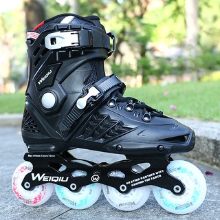 ภาพขนาดย่อของภาพหน้าปกสินค้ารองเท้าสเก็ต รองเท้าโรลเลอร์เบลด SkateRollerblades with All Wheels Light up, Girls and Boys จากร้าน lifeisamaze บน Shopee