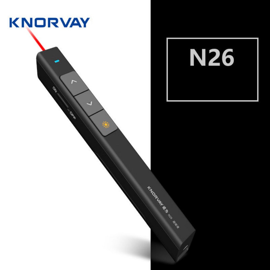 Tech Duck Knorvay Wireless Presenter with Laser Pointer ปากการีโมท RF ...