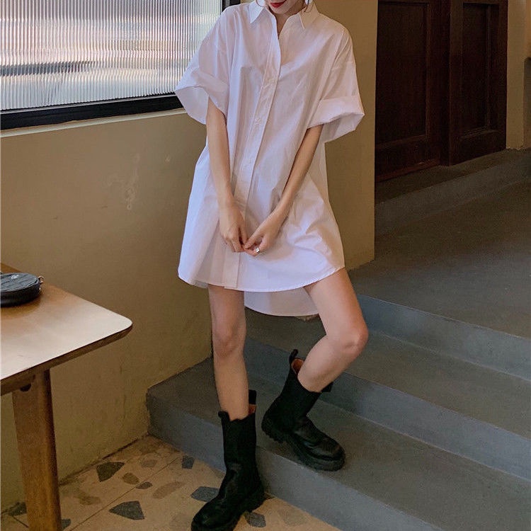 shirt-มินิเดรสเชิ้ตโอเวอร์ไซส์