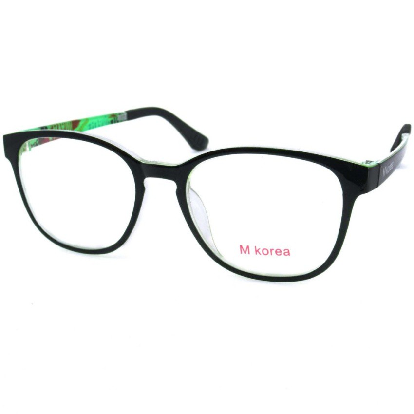 fashion-m-korea-แว่นสายตา-รุ่น-5550-สีดำตัดเขียว-กรองแสงคอม-กรองแสงมือถือ