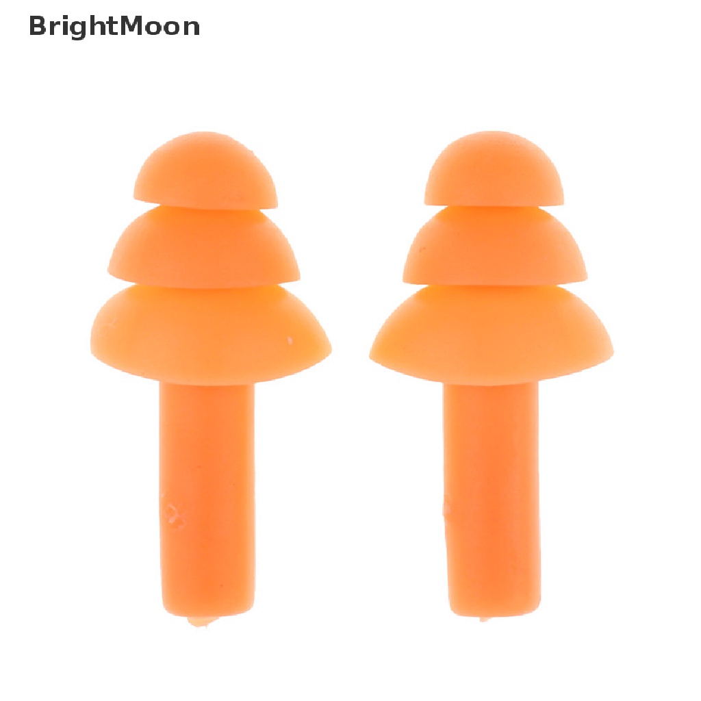 brightmoon-จุกอุดหูซิลิโคน-ป้องกันเสียงกรน-สวมใส่สบาย-สําหรับนอนหลับ-ขายดี-20-ชิ้น