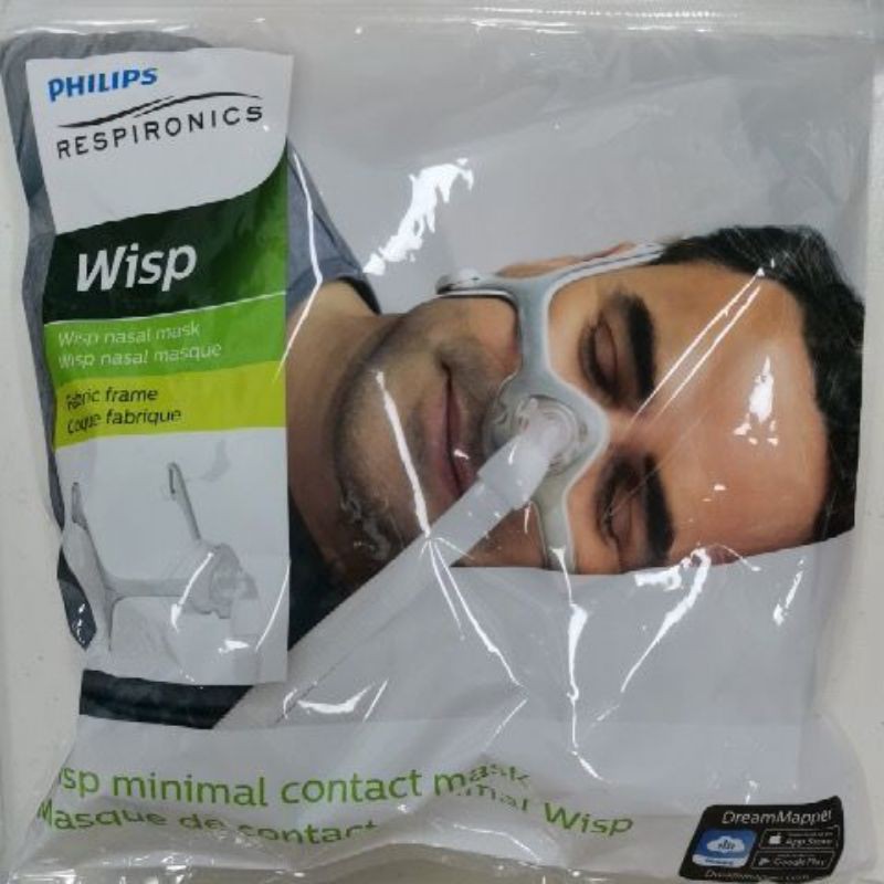 Philips Respironics Wisp Nasal Mask set แบบบุผ้า | Shopee Thailand
