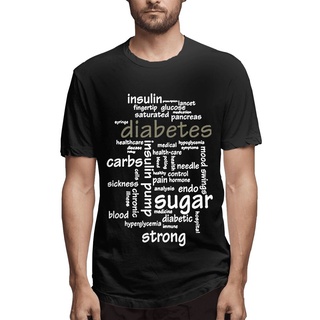 T-shirt  Insulin Proscription Lancet Fingertip Glucose Medication Saturated Pancreas เข็มฉีดยาเบาหวาน สําหรับผู้ชายS-5XL