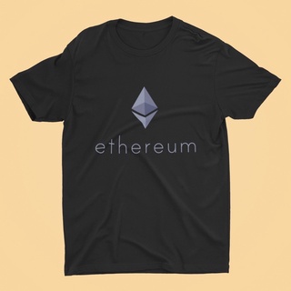 [S-5XL] พร้อมส่งจากไทย 🚀 เสื้อบิทคอยน์ เสื้อ Bitcoin เสื้อ Cryptocurrency ลาย ethereum 🙌