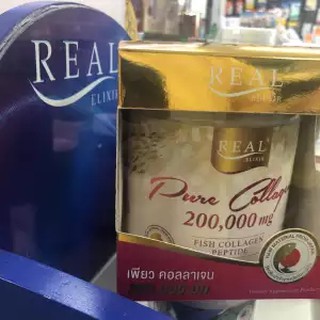 ภาพหน้าปกสินค้าReal Elixir Pure Collagen 200,000 mg. x 1 กระป๋อง เรียล อิลิกเซอร์ เพียว คอลลาเจน เปปไทด์ บำรุงผิว ผิวใส บำรุงข้อ ที่เกี่ยวข้อง
