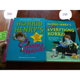 หนังสือ​ภาษาอังกฤษ​ Horrid Henrys ปกแข็งเล่ม​ใหญ่​