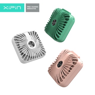 พัดลม พกพา S007 3 in 1 Mini Rechargeable Foldable Cooling Fan, Phone Holder and Power Bank 5000mAh