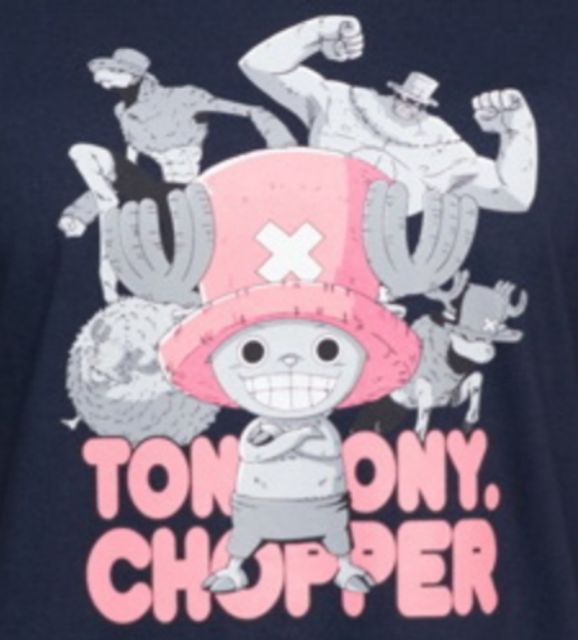 เสื้อยืดวันพีช-one-piece-chopper-504-bk-สีดำ