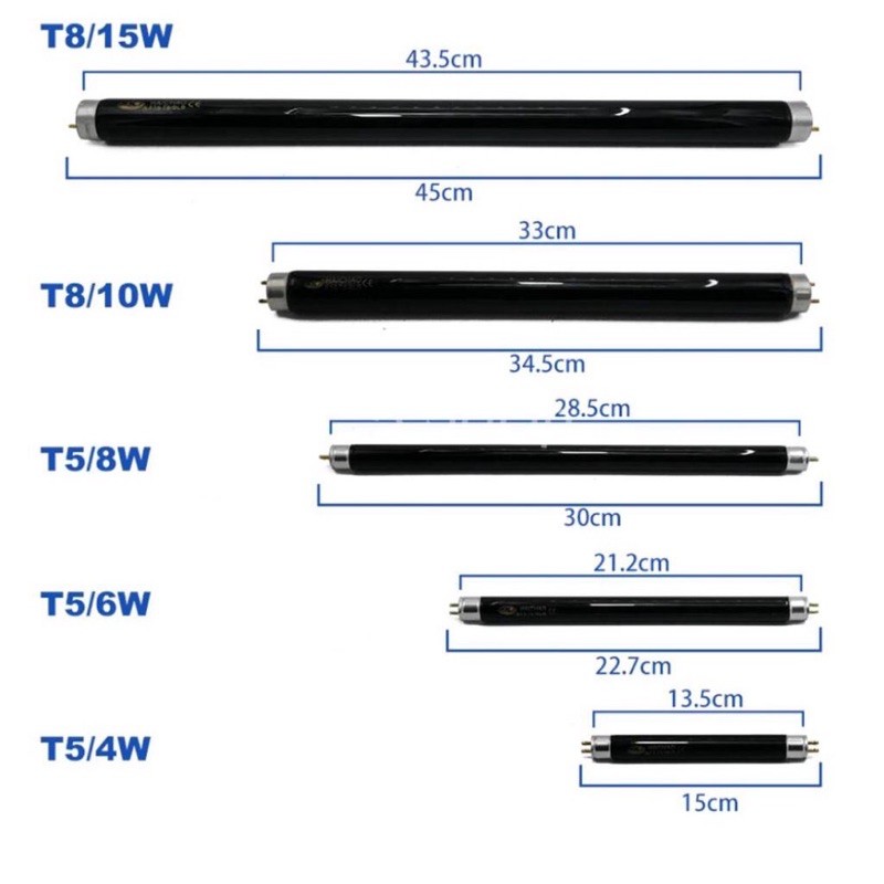 หลอดไฟดักยุง-หลอดt5-8w-หลอดแบล็กไลท์-8w-30-cm