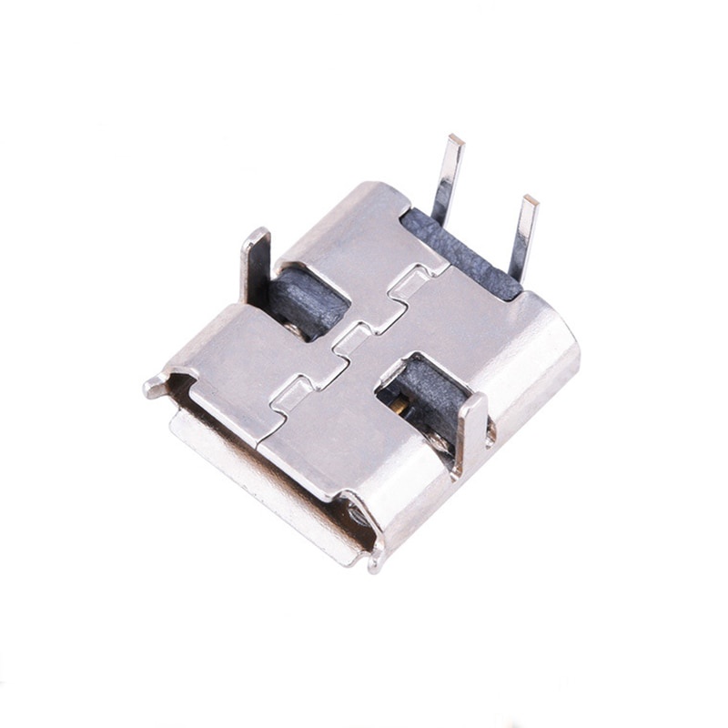 10pcs Micro USB 2pin B ประเภทหญิงสําหรับโทรศัพท์มือถือชาร์จ Micro USB ...