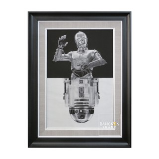 Bangkokframe-กรอบรูปภาพชุดStar Wars พร้อมลายเซ็น ศิลปินMartin Reid แขวนได้ทั้ง2ด้าน