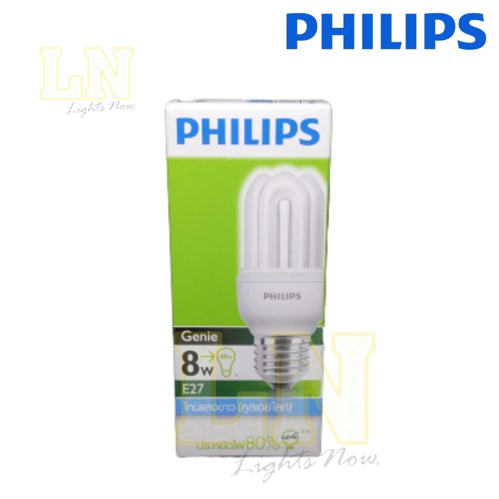 Philips Genie 8W E27 Shopee Thailand