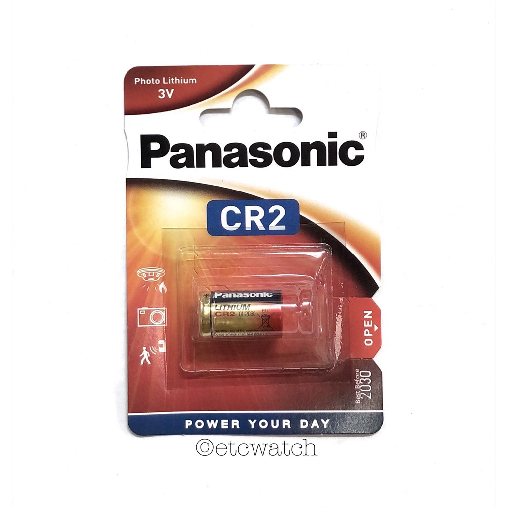 ภาพหน้าปกสินค้าพร้อมส่ง) ถ่านกล้องถ่ายรูป Panasonic CR2 Europe packaging