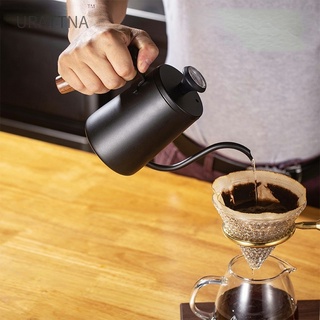 B_Uranus324(¯﹃¯) กาต้มน้ําสเตนเลส หม้อกาแฟหยด หม้อกาแฟ กาต้มน้ำ กาแฟแมนนวล การกรองกาแฟการไหลของน้ำที่ดี คอยาว 350 มล.
