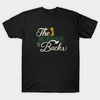 มิลวอกี Bucks เสื้อยืดที่มีคุณภาพสูงผ้าฝ้ายแขนสั้นเสื้อผ้าเครื่องแต่งกายเครื่องแต่งกาย Unisex B;$