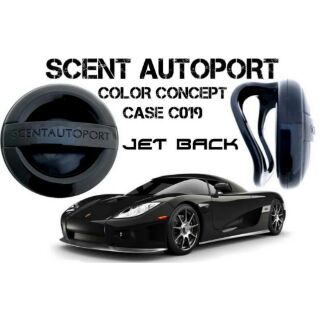 น้ำหอมปรับอากาศภายในรถยนต์ scent autoport case jet black