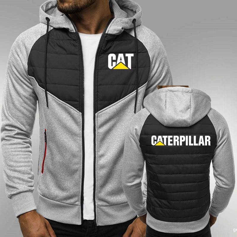 เสื้อแจ็คเก็ตแฟชั่นสําหรับผู้ชายแขนยาวลาย Cat Caterpillar | Shopee Thailand