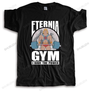 [S-5XL] GILDAN 【สไตล์โรงเรียน】เสื้อยืด ผ้าฝ้าย 100% พิมพ์ลาย Eternia Gym I Have The Power แฟชั่นฤดูร้อน สําหรับผู้ชาย