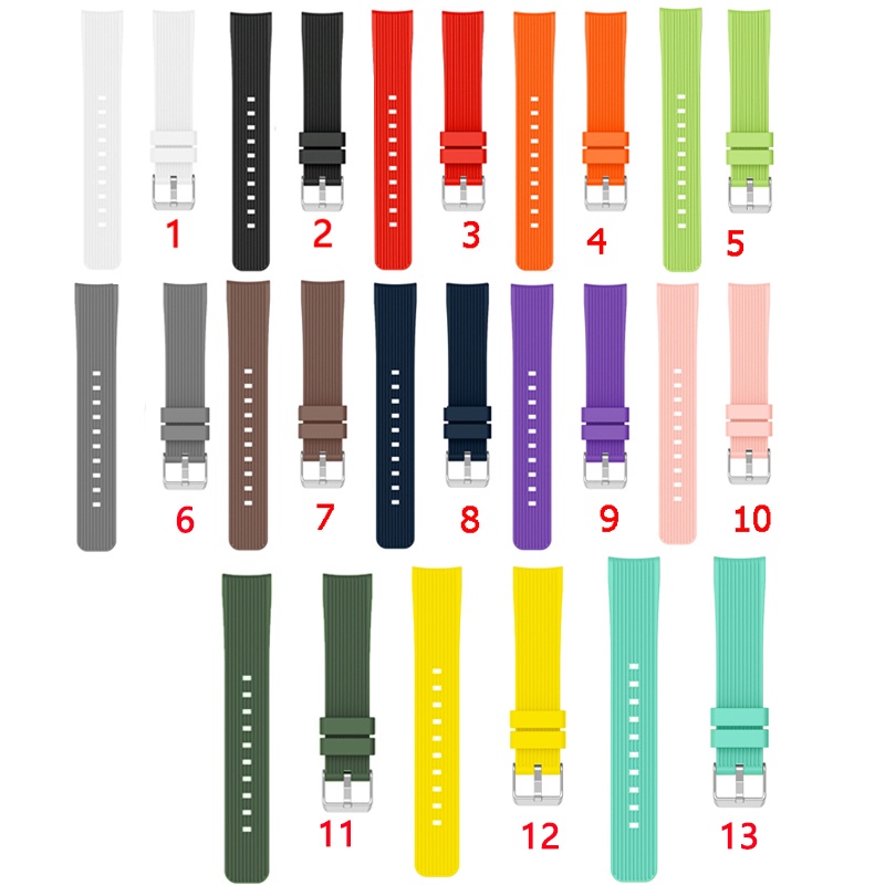 สายรัดสายซิลิโคนสำหรับ-huami-amazfit-gtr-mini-42mm-47mm-2e-gtr2-gtr3-pro-gtr4