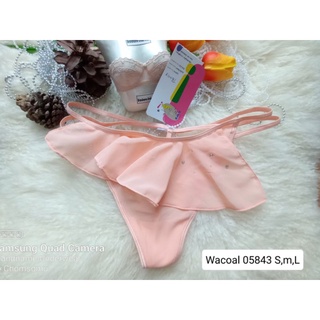 Wacoal (วาโก้) Size XS,S,M,L,LL ชุดชั้นใน/กางเกงชั้นในทรงจีสตริง(G-string) 05843