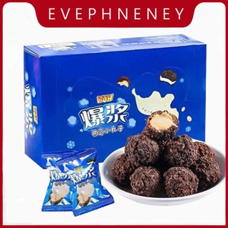 สินค้า evephneney ช็อคโก้บอลลาวา ลาวา ช็อก สอดไส้ ช็อคโกแลตสอดไส้นม เข้มข้นลงตัวฝุดๆ ขนมของคนดัง ✔️300g