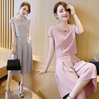 ชุดเสื้อแขนกุดกระโปรงสำหรับผู้หญิง M-3XL