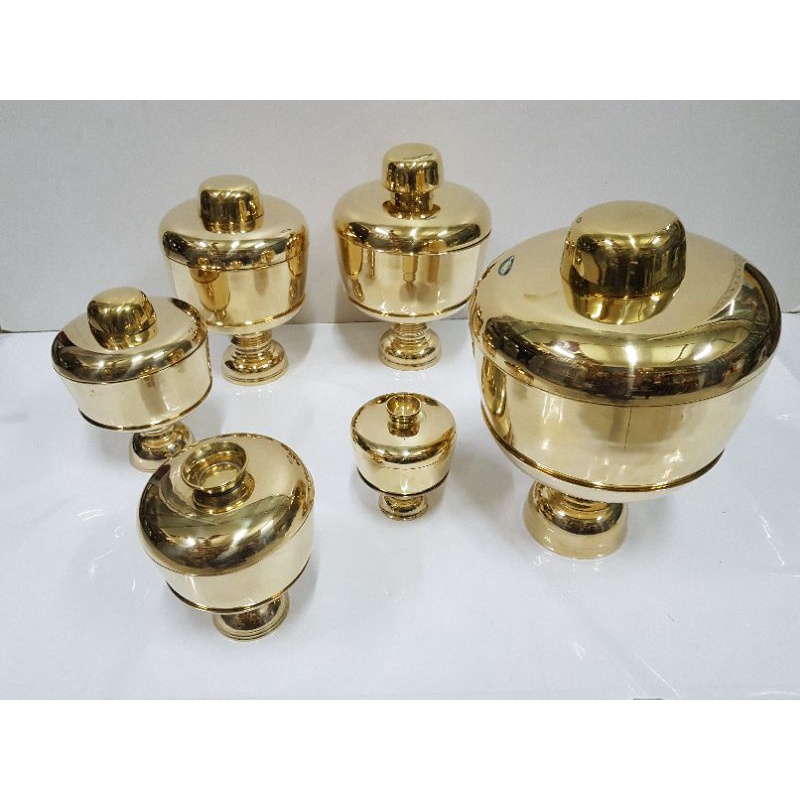 brass-byfa-f1220-ขันน้ำมนต์-7นิ้ว-บาตรน้ำมนต์-ขันฝาหล่อ